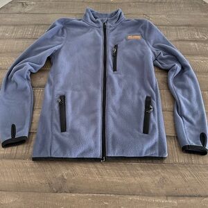 Reel Legends Blue Performance Outfitters Zip Up Jacket